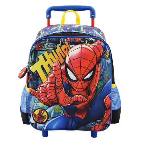 Introducir 111+ imagen mochilas escolares con ruedas de spiderman
