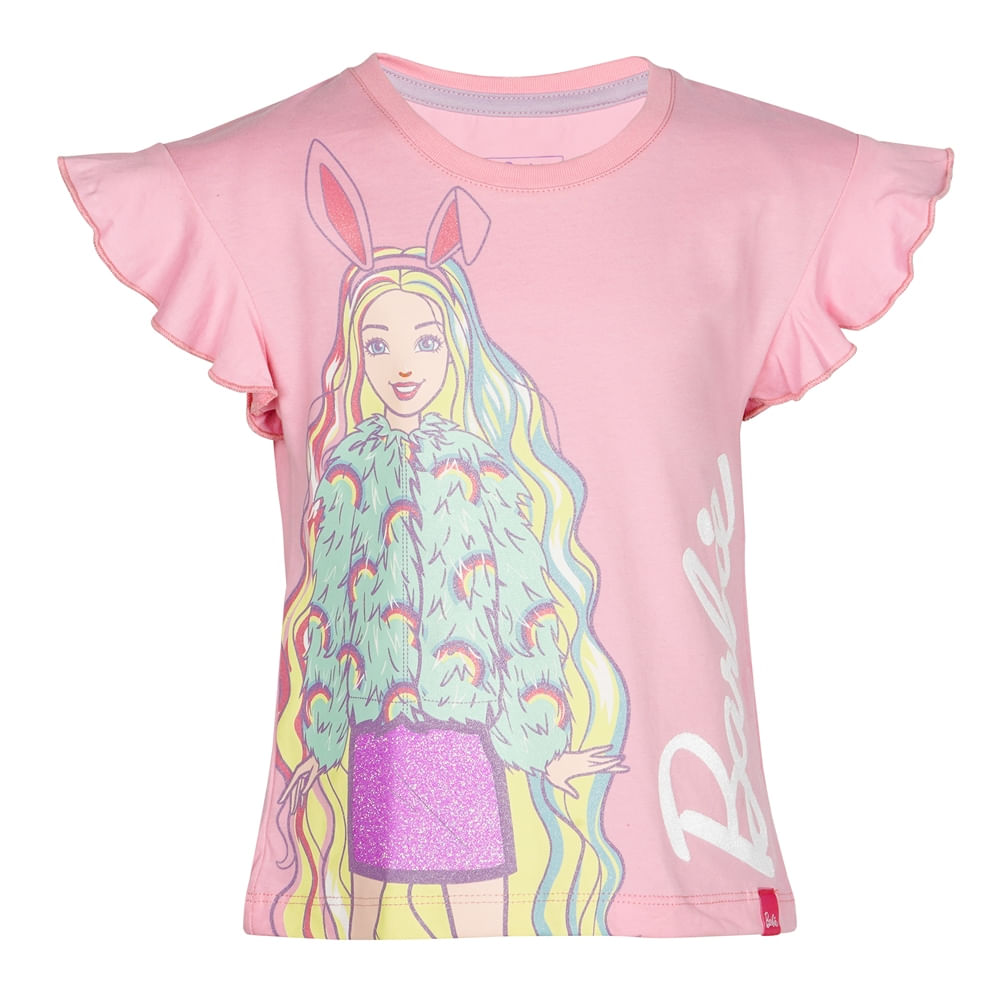 ROPA-CAMISETA-Camiseta-Barbie-DCM177856-RS - Vasari